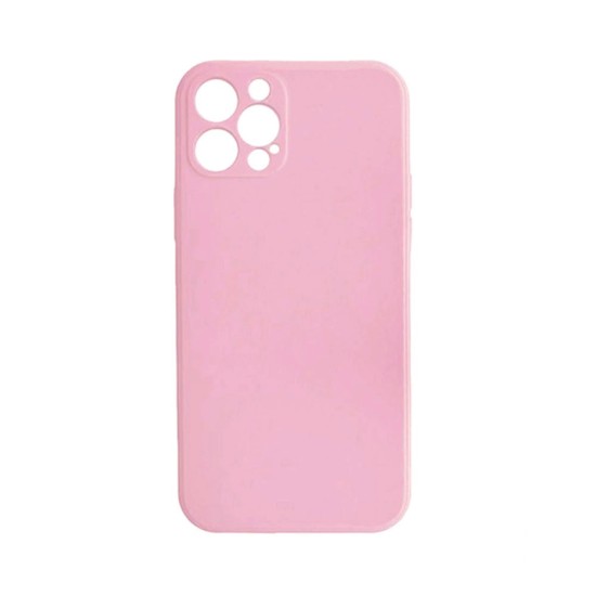  Silicone Case with Camera Shield for Apple iPhone 12 Pro Max Pink